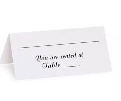 Victoria Lynn 50pcs Seating Table Cards