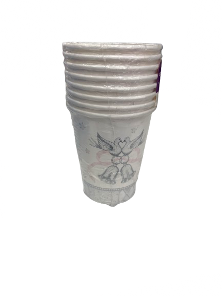 8pcs Wedding Moments 9oz Cups
