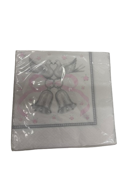 16pcs Wedding Moments Beverage Napkins