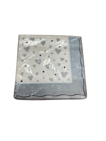 16pcs Wedding Bells Beverage Napkins