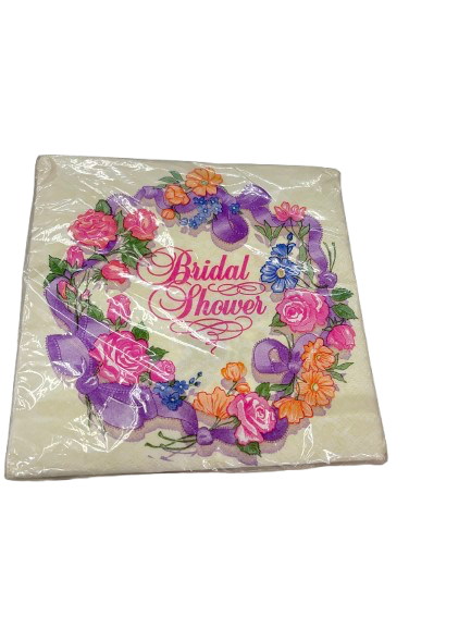 16pcs Bridal Shower Luncheon Napkins