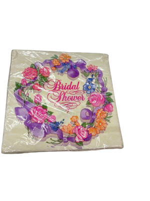 16pcs Bridal Shower Luncheon Napkins