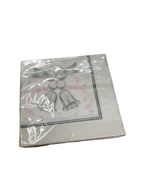 16pcs Wedding Moments Luncheon Napkins