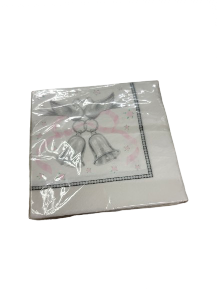 16pcs Wedding Moments Luncheon Napkins