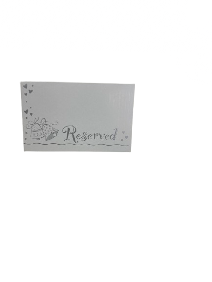 10pcs Wedding Reserved Cards