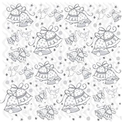 5 Sheets Wedding Bells Printed Tissue Paper