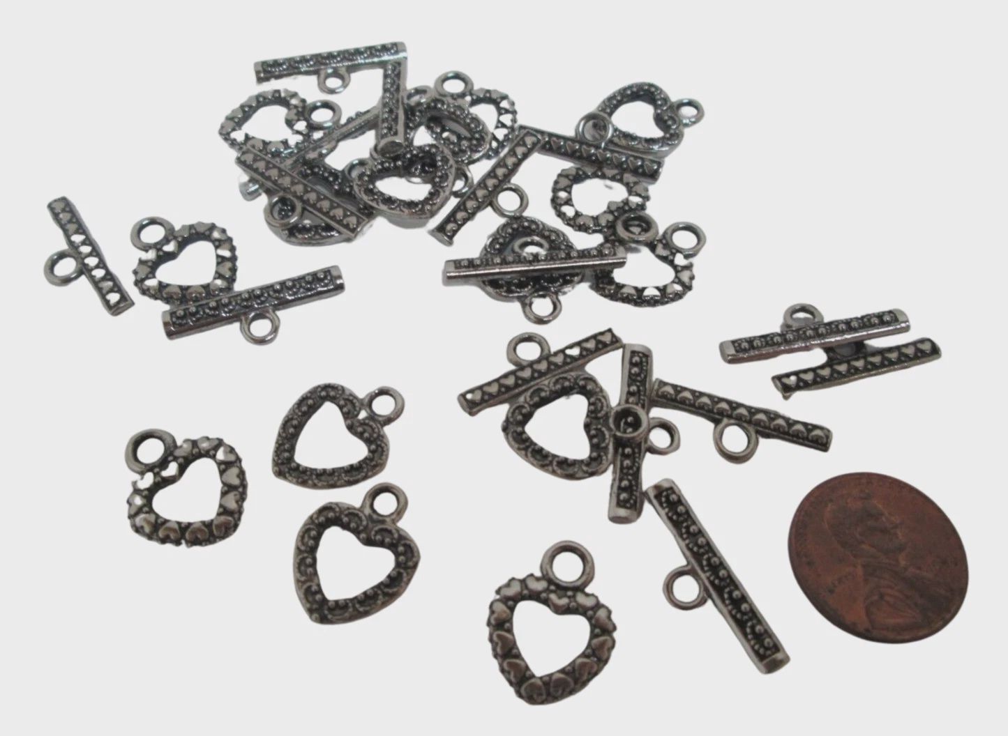 15sets Heart Toggle Assortment