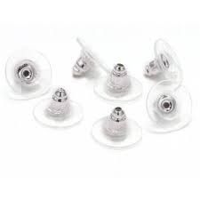 Darice 60pcs Bullet Clutch Earring Stopper Backs