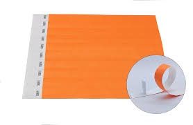 50pcs Neon Color Paper Wristbands (Colors Vary)