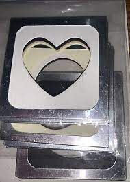 Metal Slide Frames (Heart, Oval, Square, Round)