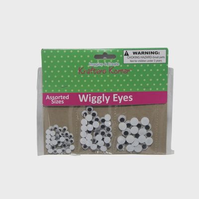 Krafters Korner Assorted Sizes Wiggly Eyes
