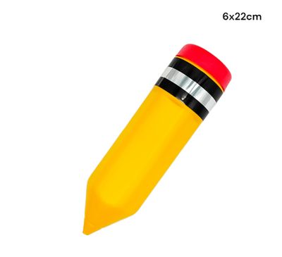 22cmx6cm Pencil Shaped Plastic Case