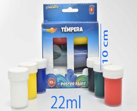 STARMATE 6pcs 22ml Poster Paint