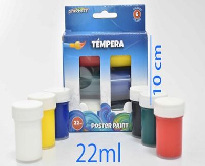 STARMATE 6pcs 22ml Poster Paint