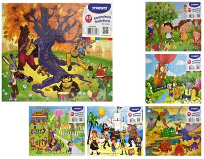 STARMATE 60pcs Assorted Puzzles