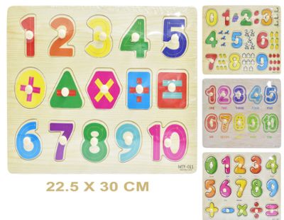 Letters &amp; Numbers Fit in Puzzles
