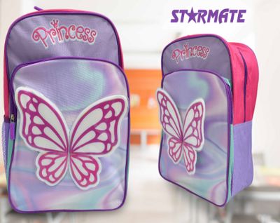 STARMATE 16&quot; Butterfly Princess School Bag