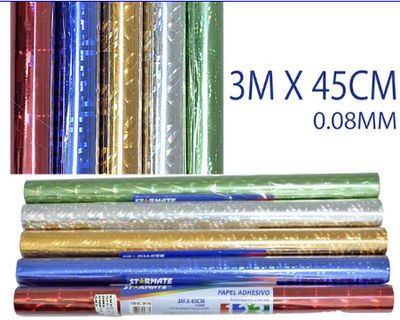 STARMATE 45cmx3m Shiny Adhesive Paper