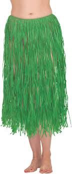 Luau Long Green Grass Skirt