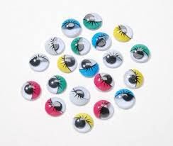 Krafters Korner Assorted Sized Printed Craft Wiggle Eyes