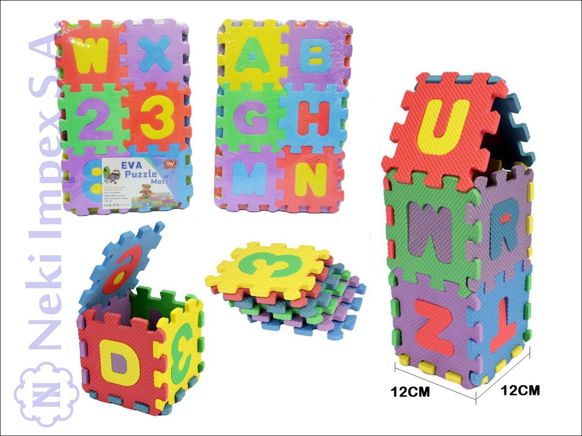 36pcs Puzzle Floor Mat (Sizes Vary)