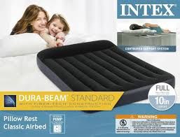 INTEX Dura-Beam Standard Pillow Rest Classic Air Mattress (Full)