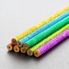 8pcs Fancy Glitter Pencils