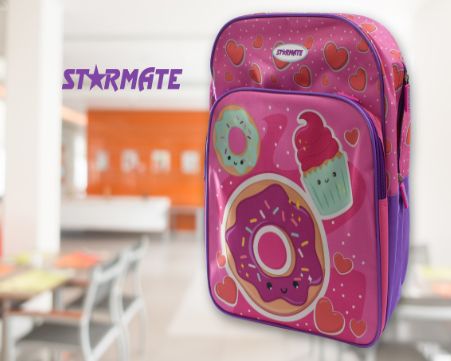 STARMATE 16&quot; Donut &amp; Cupcake School Bag