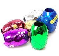 6pcs Shiny Curling Ribbon Eggs