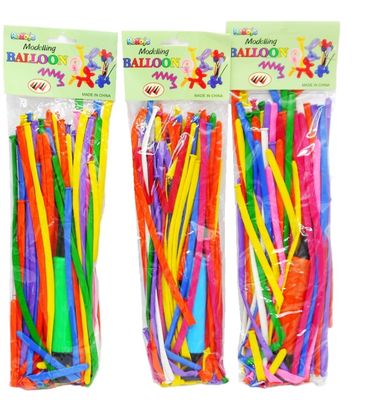 50pcs 360 Balloons Assorted Color with Pump