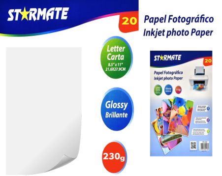 STARMATE 20 sheets Inkjet Photo Paper