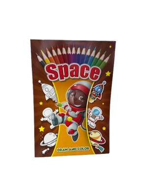 Jumbo Draw and Color Coloring Book