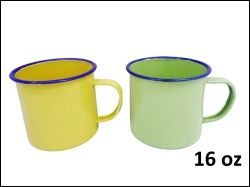 16oz Enamel Cups