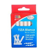 ALFA 12pcs White Color Chalk