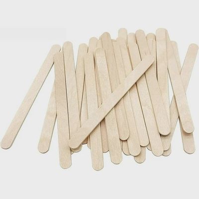 ALFA 100pcs Natural Craft Sticks (114mmx10mmx2mm)