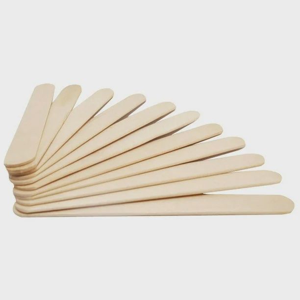 ALFA 50pcs Natural Craft Sticks