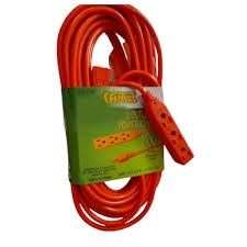 25ft Outdoor Heavy Duty W/3 Hole in End Extension Cord