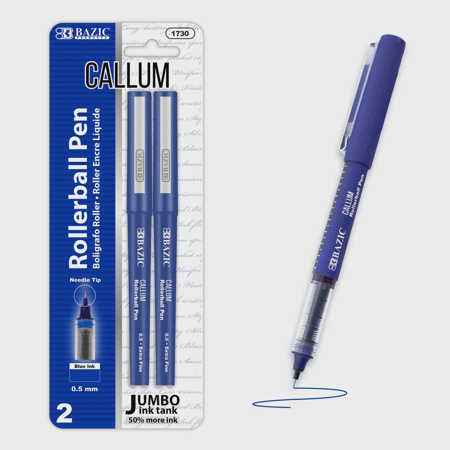 2pcs Callum Jumbo Ink Tank Rollerball Pen
