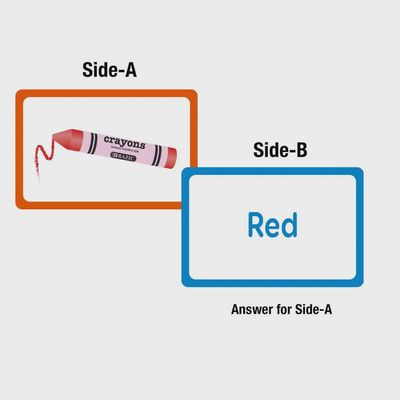 36pcs Colors &amp; Shapes Flash Cards