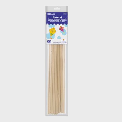 20pcs 3/16"x12" Wooden Dowels