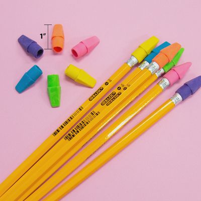 20pcs Neon Eraser Caps