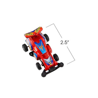 4pcs 2.5" Pull Back Race Cars Party Favors