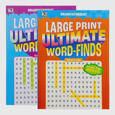 Kappa Large Print Ultimate Word Finds Book