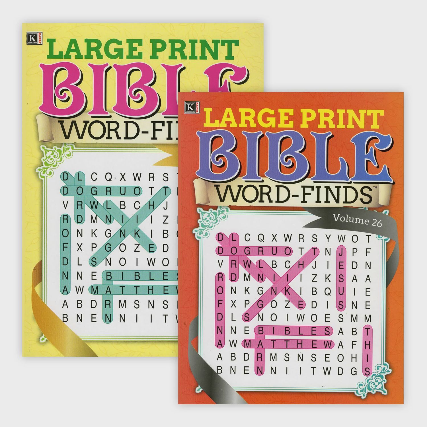 Large Print Bible Word-Finds Book