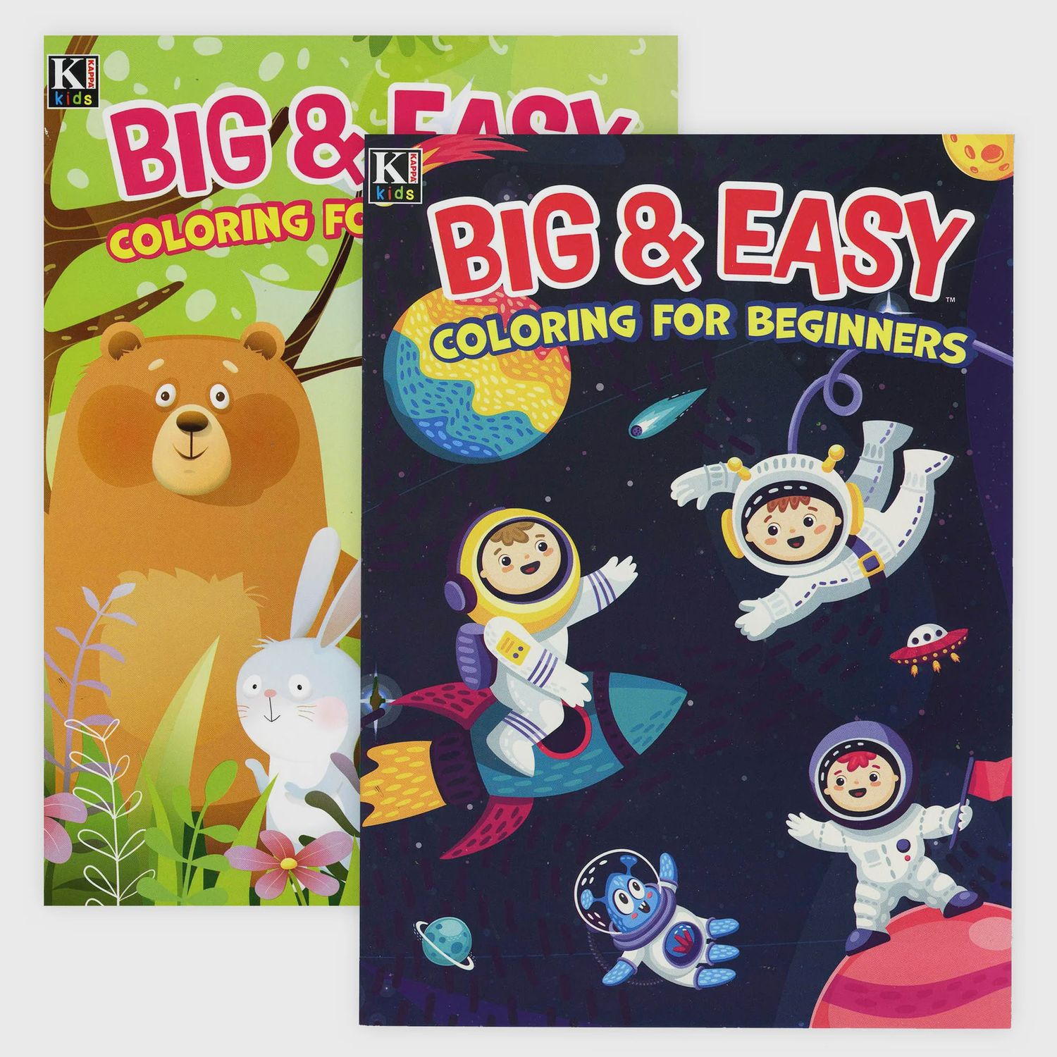 Big &amp; Easy Coloring for Beginners