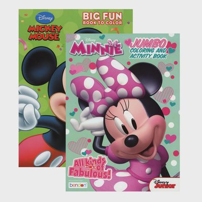 Mickey &amp; Minnie Jumbo Coloring &amp; Activity Book