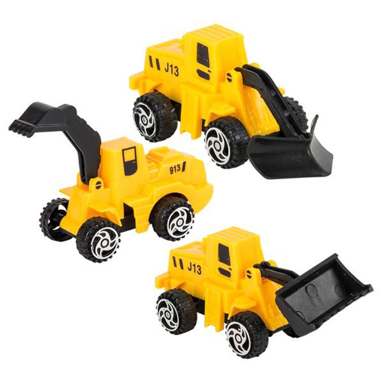 3pcs 2&quot; Construction Truck Party Favors