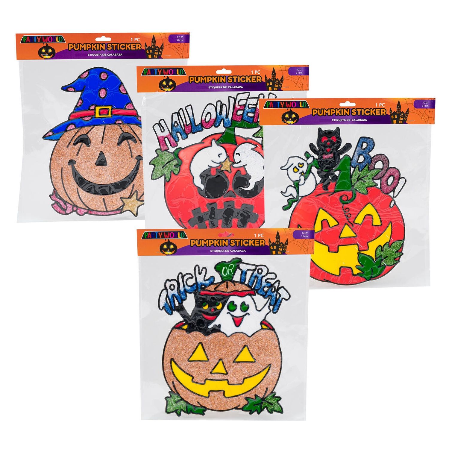 12.2&quot; Pumpkin Sticker