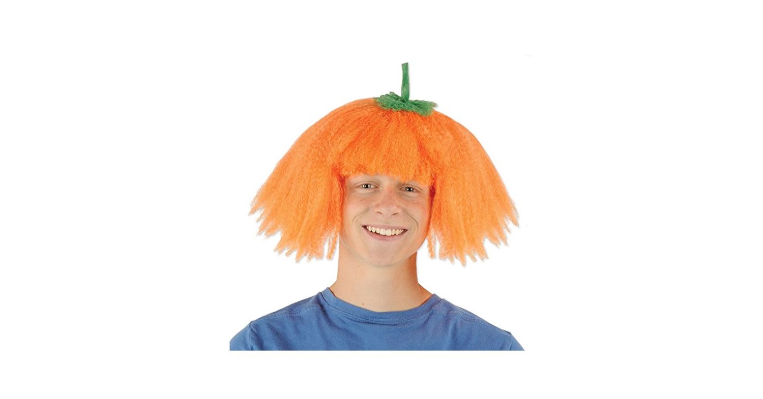 Orange Pumpkin Wig