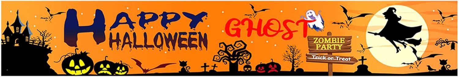 120&quot;x20&quot; Happy Halloween Banner